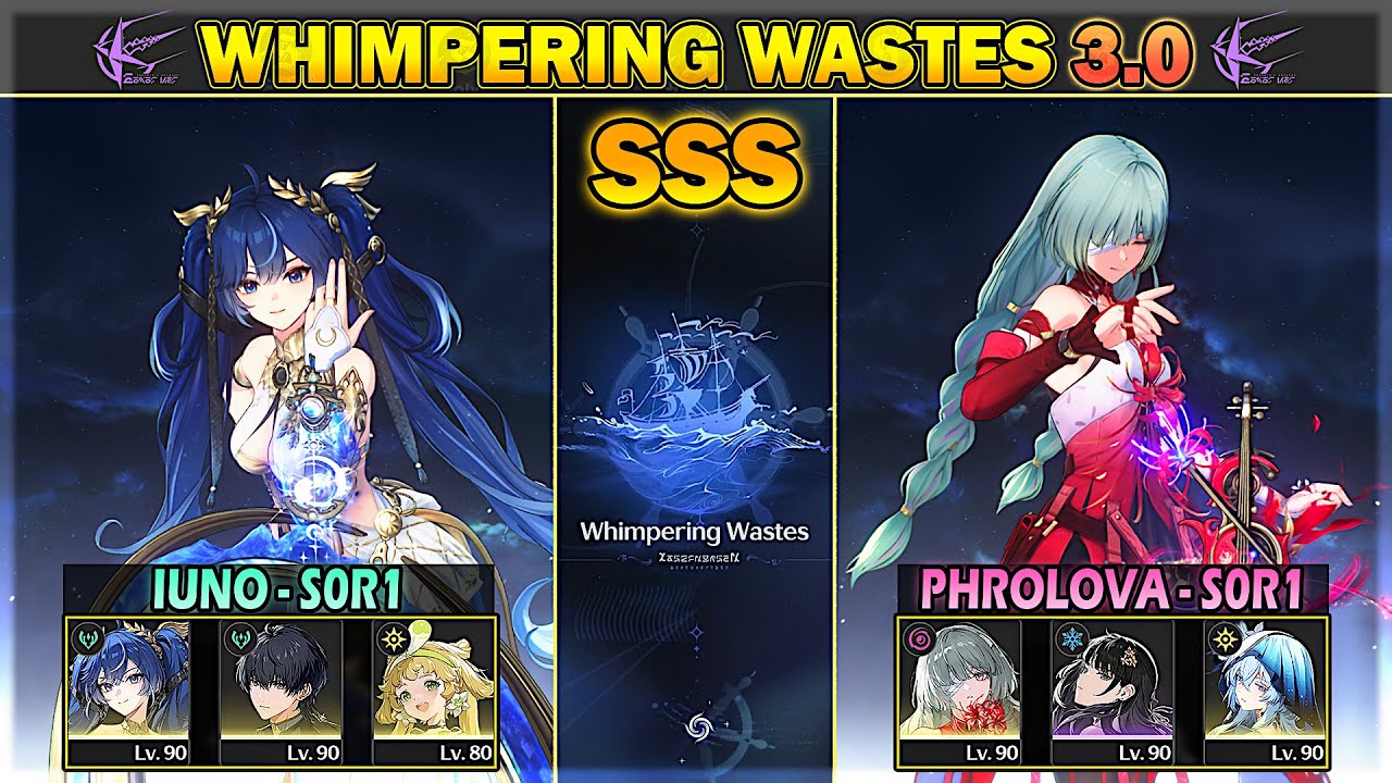 S0R1 Iuno & S0R1 Phrolova (Plunderer + Multi-Healers) - SSS Whimpering Wastes 3.0 WuWa