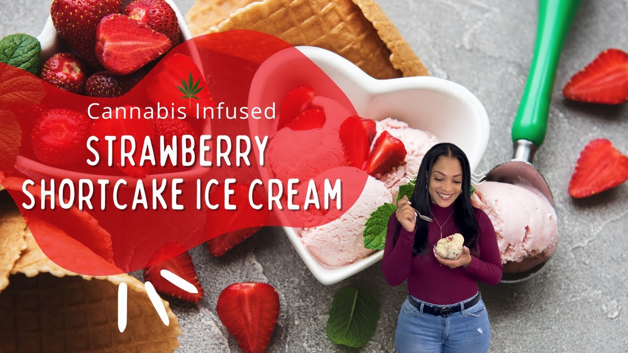 🍓🍨My Amazing Easy No Churn Infused Strawberry Shortcake Ice Cream!