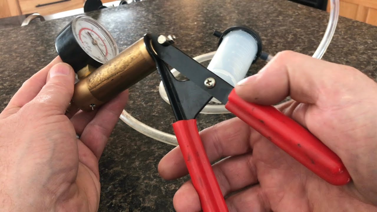 FIXING brake bleeder and &ldquo;vacuum pump&rdquo; kit (harbor freight) pittsburgh automotive