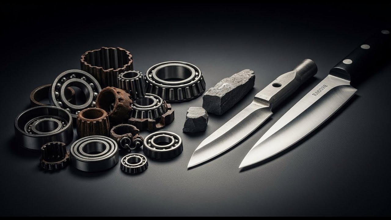 How To Make a Sharp Blade From An Old Bearing 2026