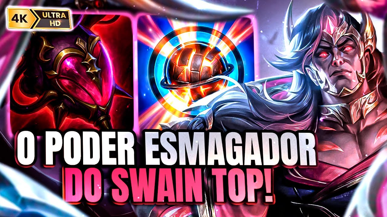 A NOVA RUNA TRANSFORMOU O SWAIN TOP EM UMA MÁQUINA DE VITÓRIAS! | LOL WILD RIFT