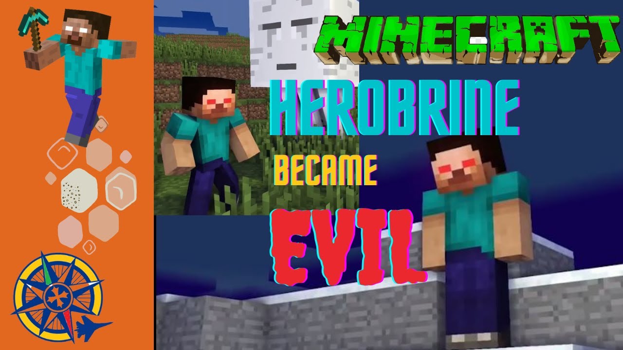 Minecraft Animation | HEROBRINE became Evil | Compass JET ☀