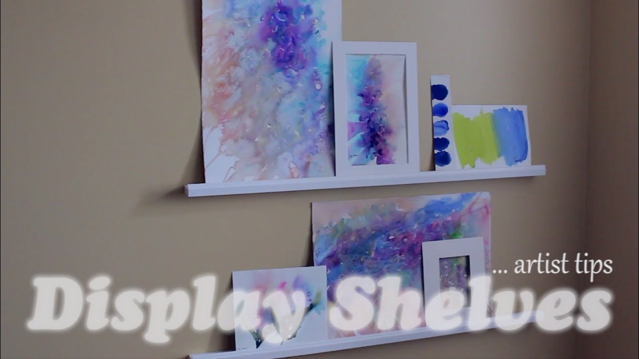Art Studio Tip [ Display Shelves ] by Olga Peregood