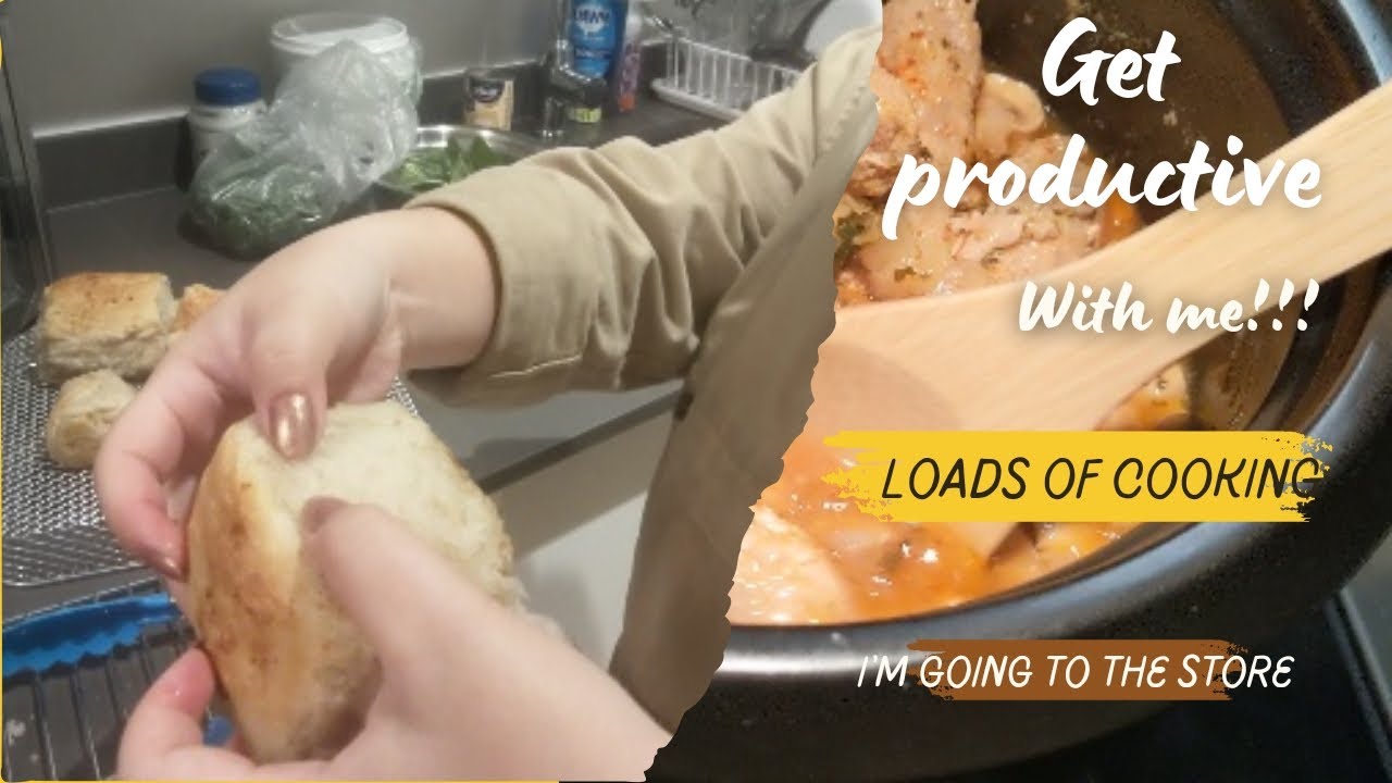 Get Productive with me - Cooking 3 dishes