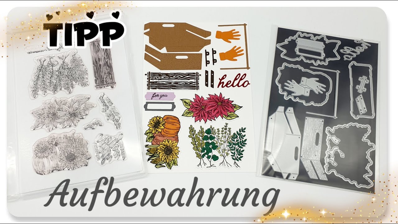 Tipp: Aufbewahrung Stempel und Stanzformen │Stampin' Up!