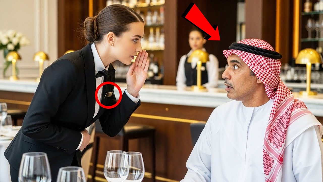 Rude Arab Billionaire Demands Silence — Until the Waitress Speaks His Late Wife’s Words