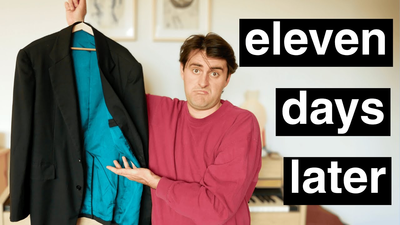 EVERY STEP of making this suit jacket | DIY tailoring compilation