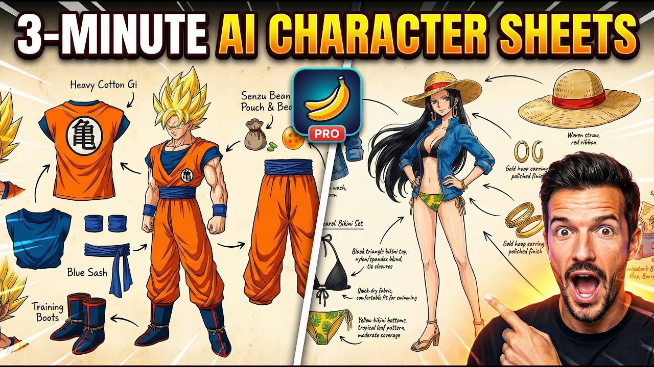 AI Character Sheets: The 3-Minute Guide with Nano Banana Pro
