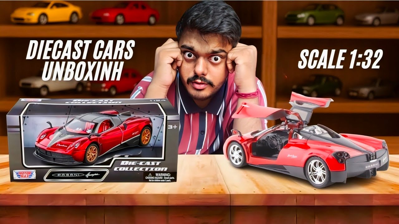 Diecast Pagani huayra 1:32 Car Unboxing & Review | Diecast Model cars