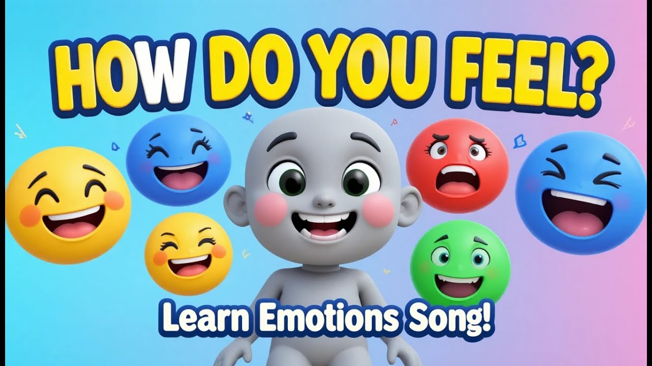 Kids Feelings Song: Hello, Hello, How Do You Feel? | Social Emotional Learning for Toddlers
