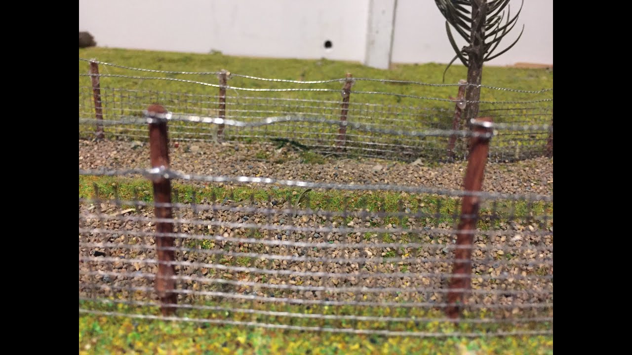 How to make a 1:32 model farm fence 1