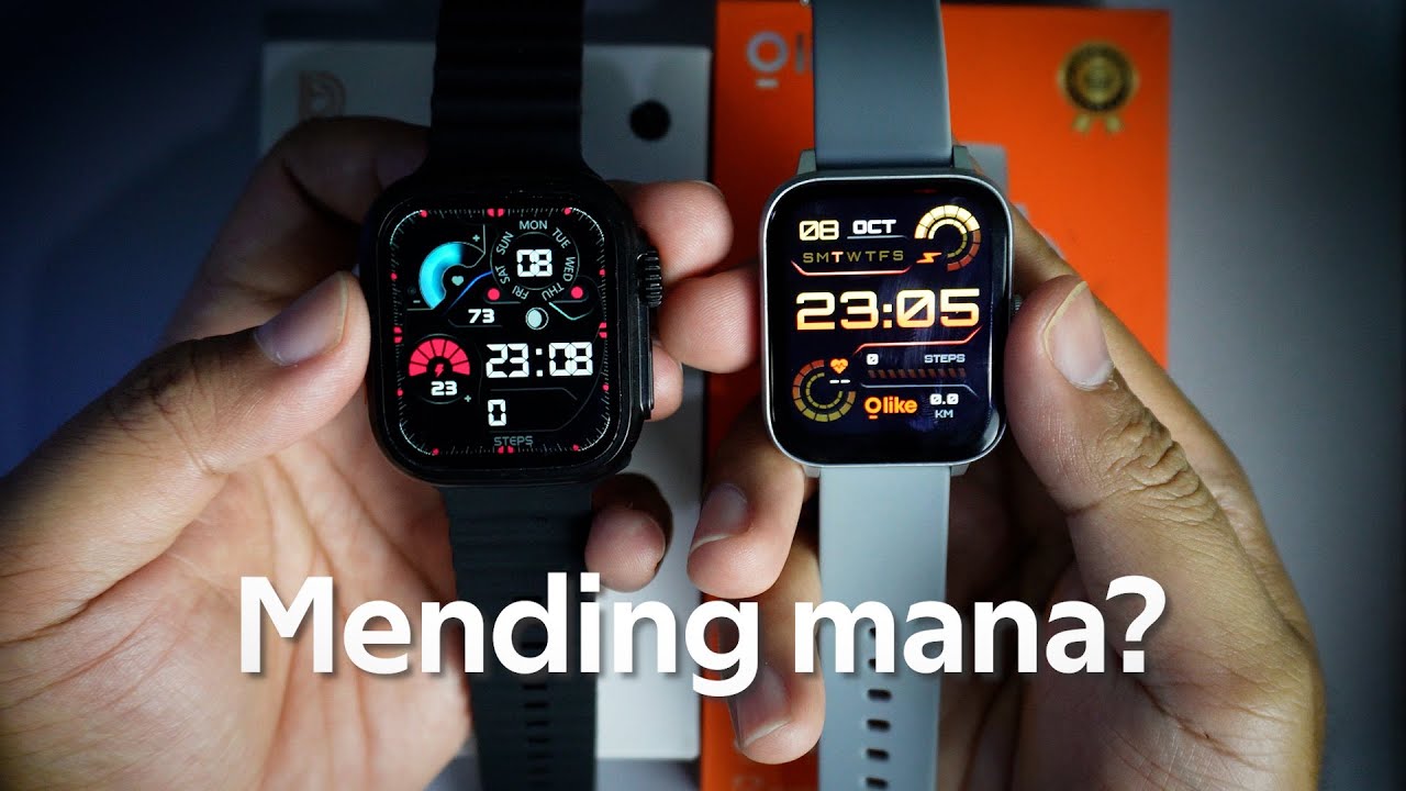 200RB-AN MENDING MANA?? JANGAN BUANG UANG KAMU - OLIKE META S1 VS DBT-U8 SMARTWATCH