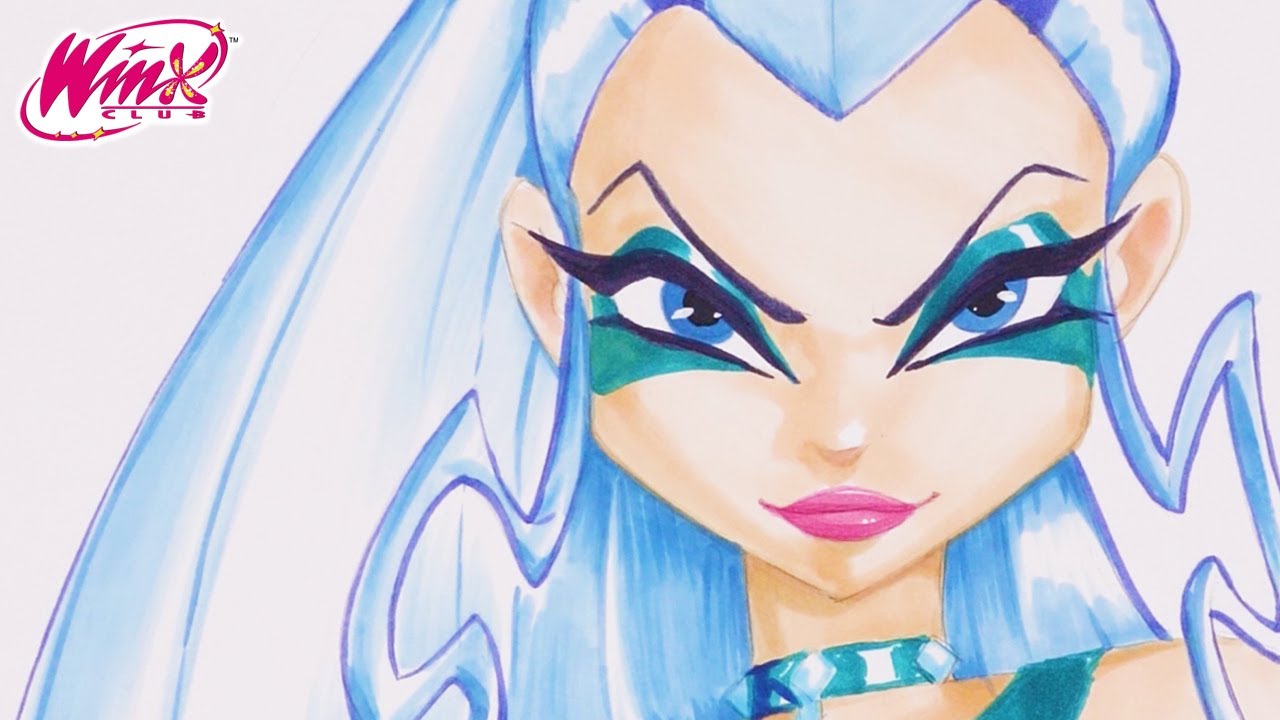 Winx Club - Draw and colour Icy