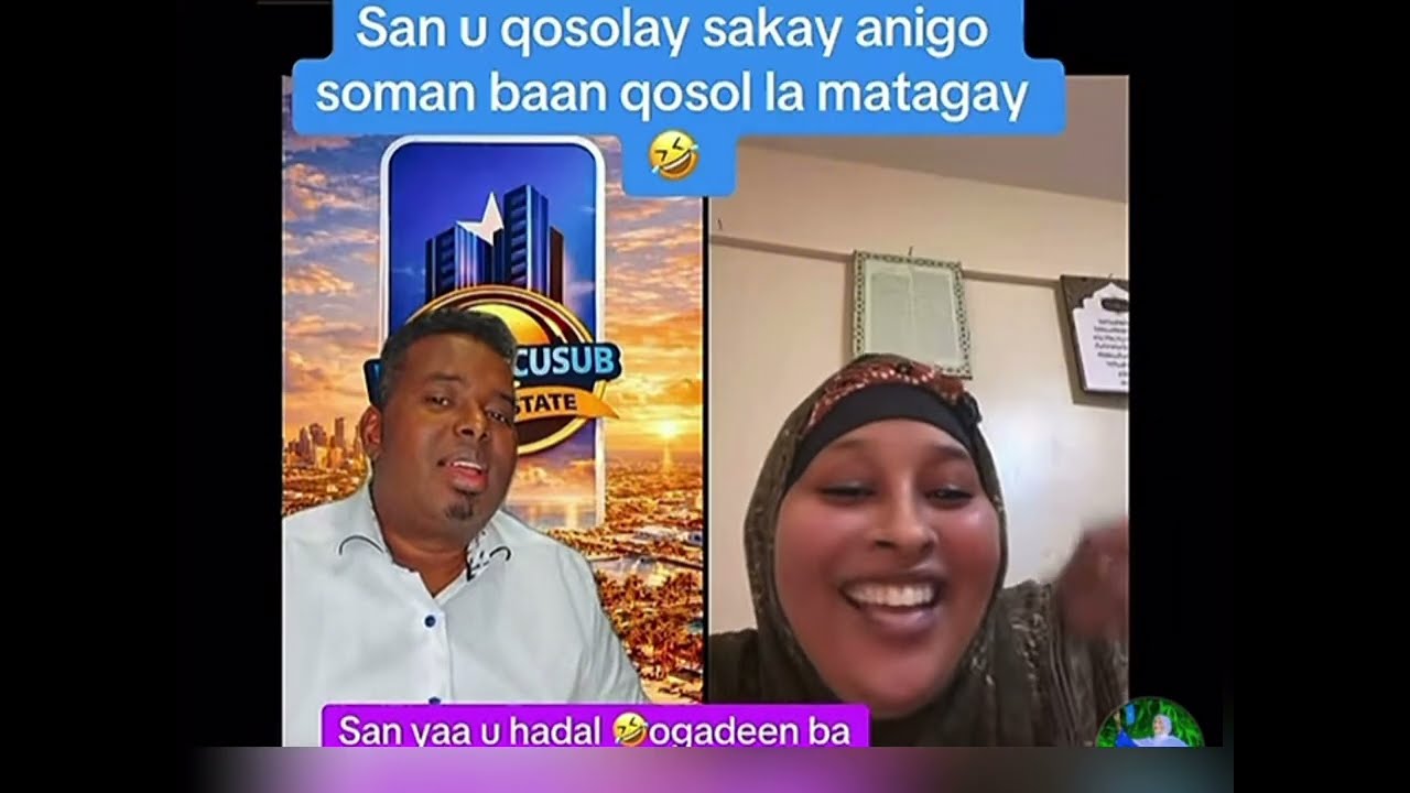 Alla manoli qosol u dhinty daahir alisow iyo gbar reer wajeer ah maxa kala qabsady waan fury saka🤣🤣