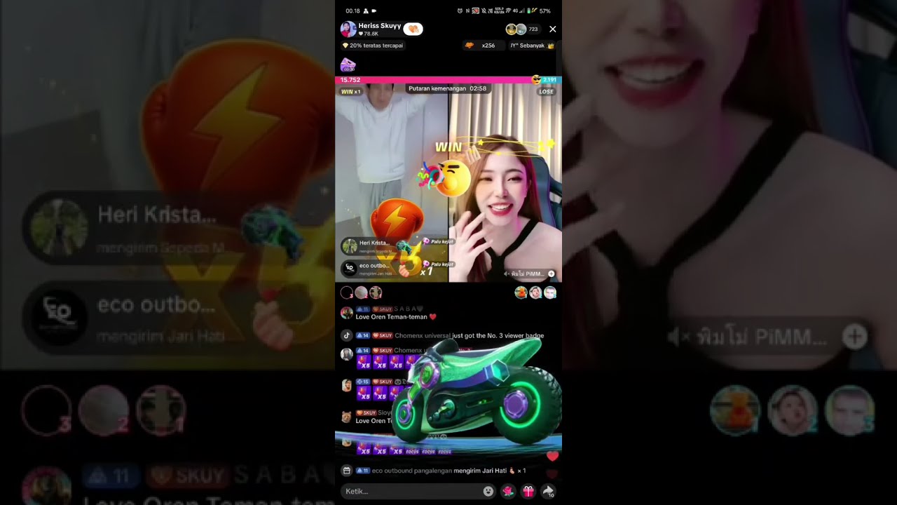 HERISS SKUYY LIVE AT 14 JANUARY #herissskuyy #live #reaction #funny #viral #video #videos 