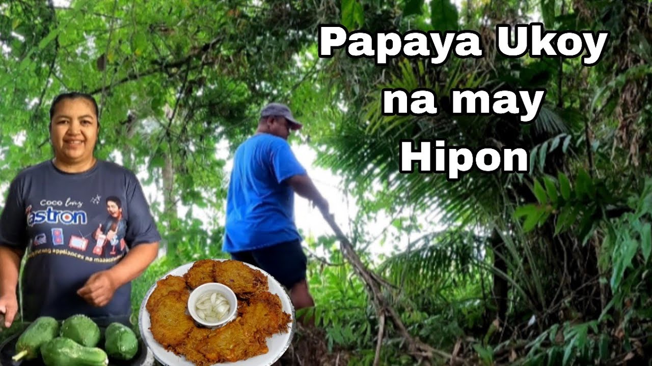 Ukoy na Papaya w/ Hipon + Naghulog ng mga semilya ng Alimango