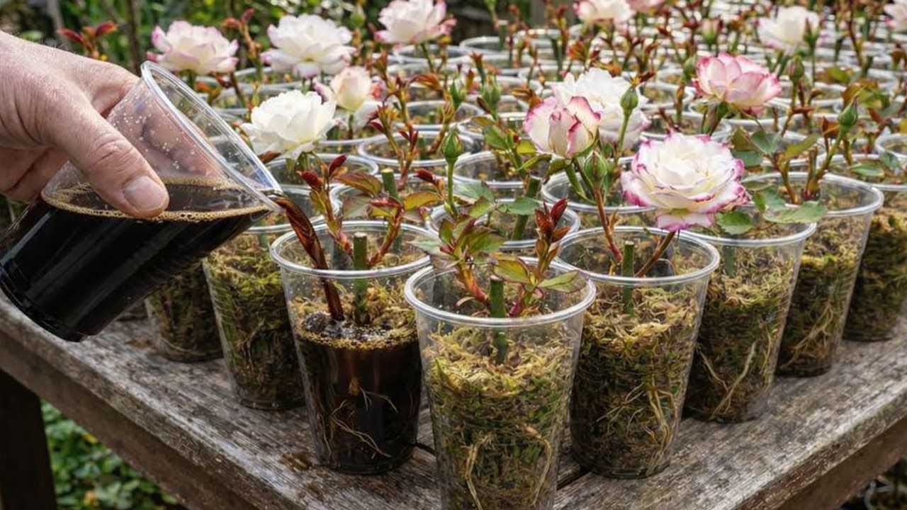 Мало кто знает, что розы можно размножать таким способом!