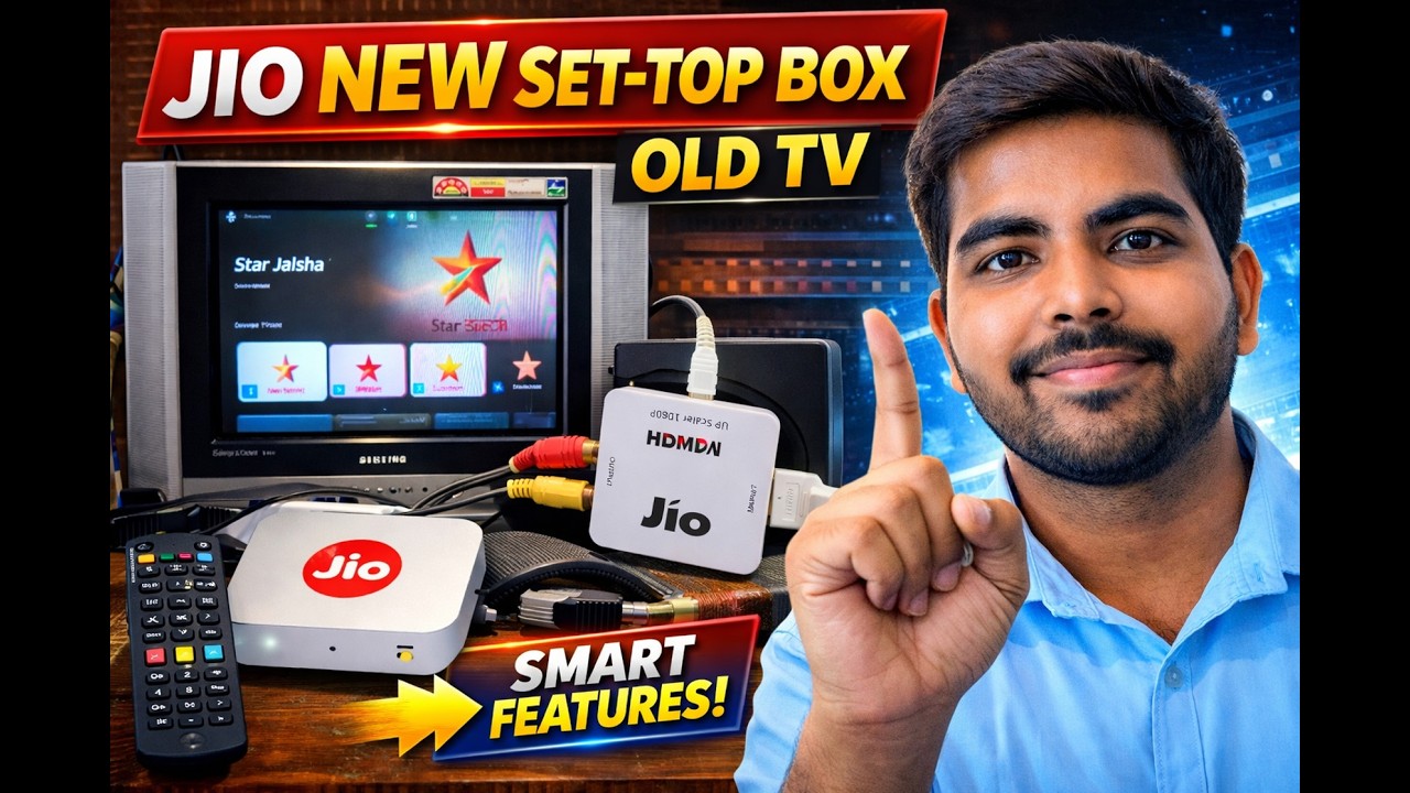Jio stb in old box tv