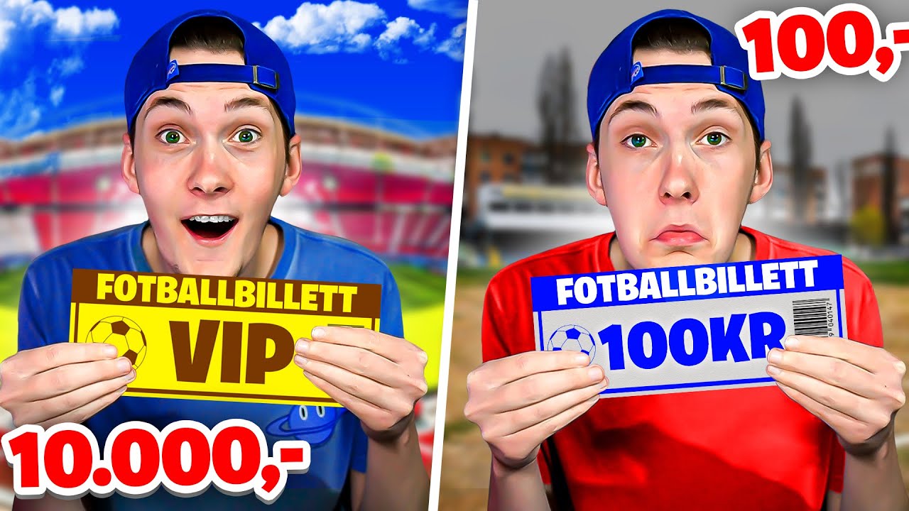 Billig VS Dyr Fotballkamp!