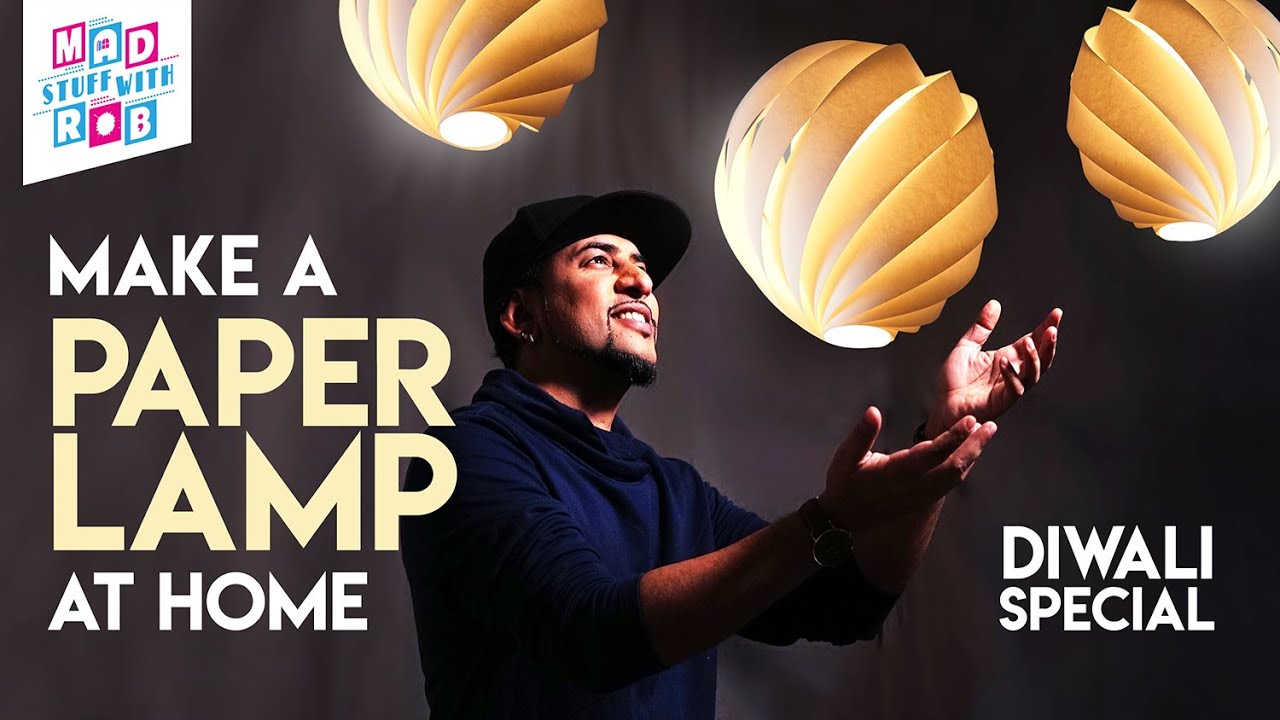 Make a PAPER LAMP at HOME | DIWALI SPECIAL | MILKY BAR