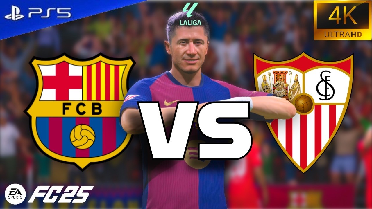 FC Barcelona vs Sevilla - LaLiga 25/26 | FC25 | PS5 | 4K