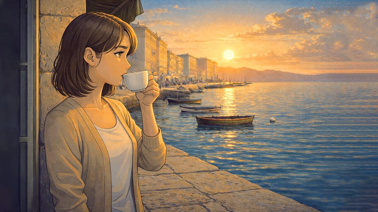 Piano Sonatas : Quiet Slow piano... by the water [sleep loop]