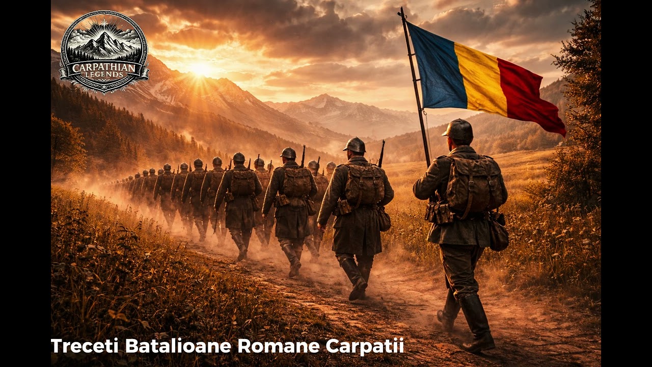 Treceți Batalioane Române Carpații  | Epic Romanian Folk Ballad | Carpathian Legends