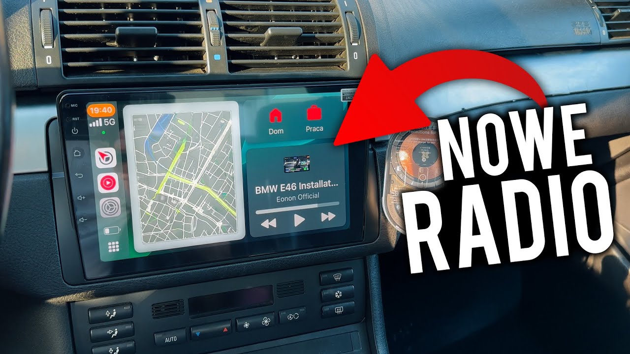NOWE AUDIO w BMW E46! Szybka Wymiana Radia na Lepsze 😎 + Ładowarka Magsafe