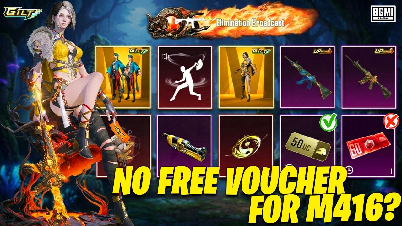 😢NO FREE VOUCHERS FOR FLAME M416? || GILT ULTRIMATE M416 SPIN IS HERE || TIGER VS FLAME M416 SPIN.