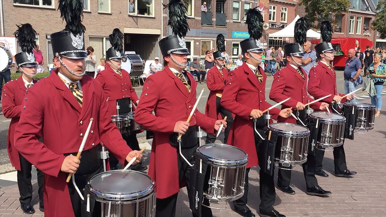 Showkorps WIK (Belgium) arrives at the staging area - 2019 Corso Zundert - September 1, 2019