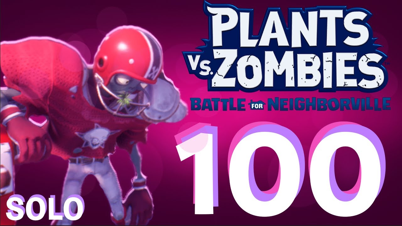 100 Kills with All Star, Solo, No Upgrades (PVZ BFN)