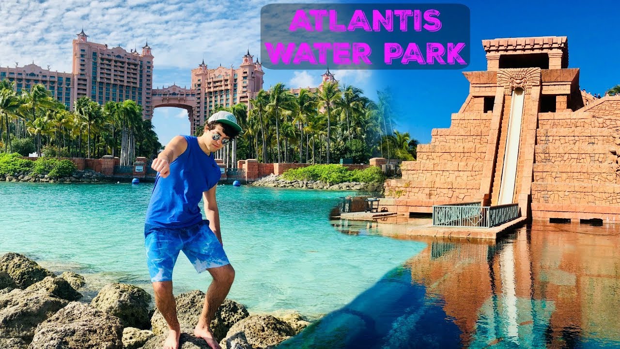 GOING ON EVERY WATER SLIDE AT ATLANTIS IN THE BAHAMAS!!!!