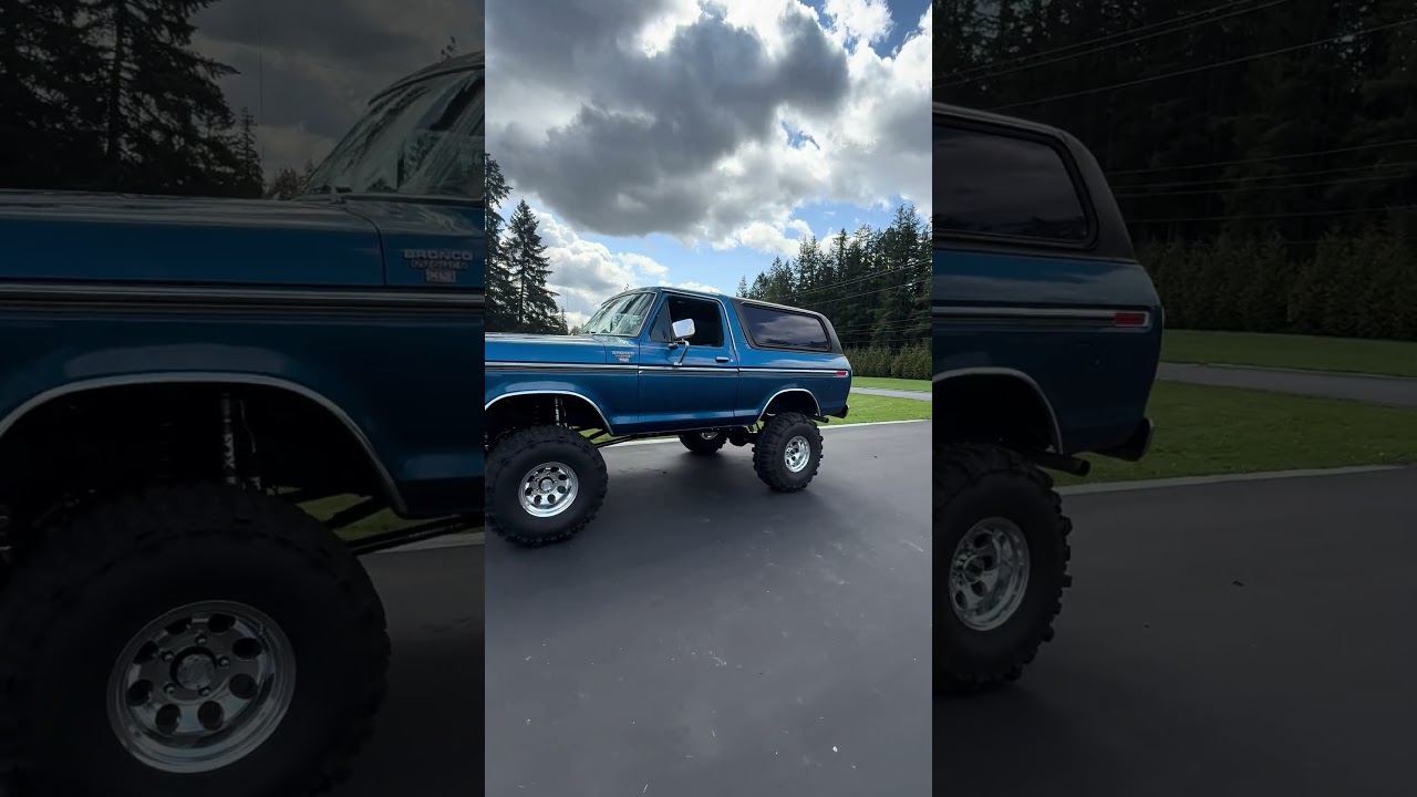 78 FORD BRONCO #ford #classic #truck #off-road #automobile #oldfordtruck #youtube #youtubeshort #4x4