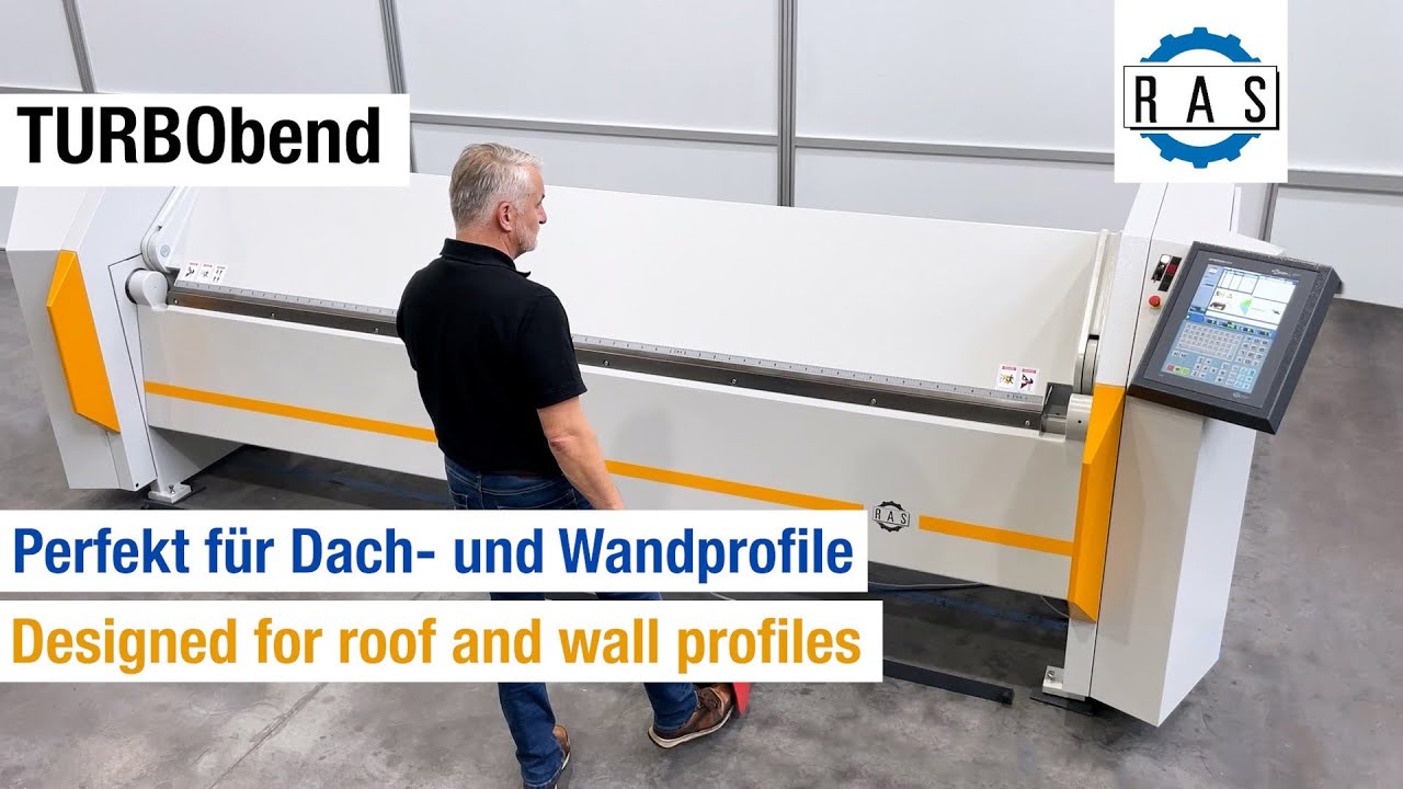 RAS TURBObend Schwenkbiegemaschine | RAS TURBObend Metal folding machine