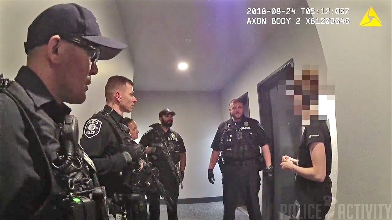 Bodycam Footage of Seattle Police Responding to a 