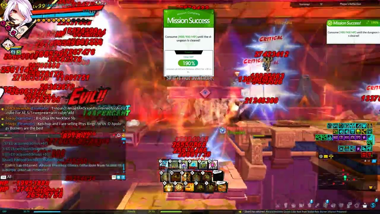 [Elsword NA / 엘 소드] - Devi new mod 16-2 solo EXP setup