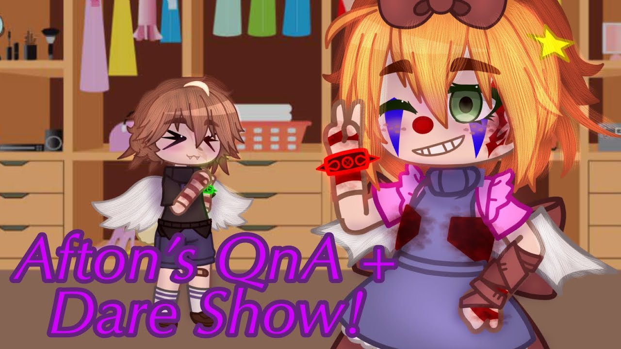 {~Aftons QnA + Dare Show!~} // Part 3/? // [#Fnaf, #gacha, #aftons, #dare]