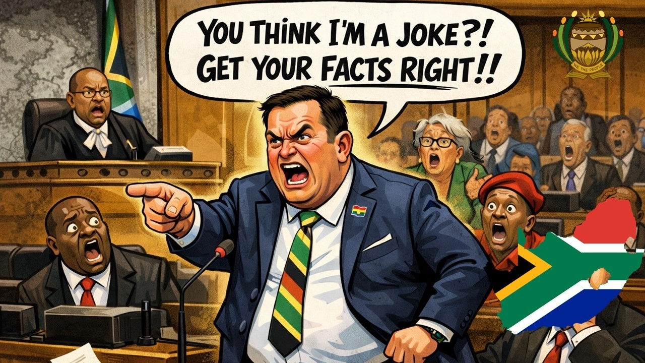 John Steenhuisen is hot under the collar In Parliament over his Foot & Mouth Disease Failures
