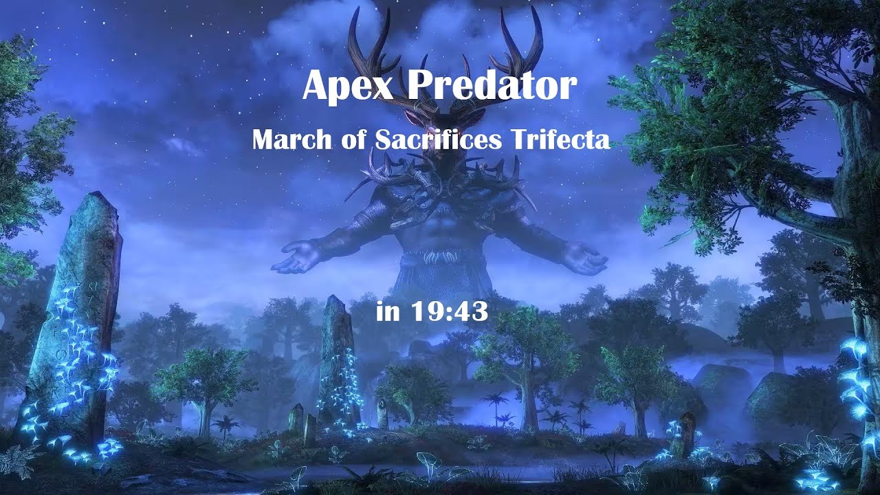 Apex Predator - March of Sacrifices Trifecta in 19:43 - Sorc Tank PoV