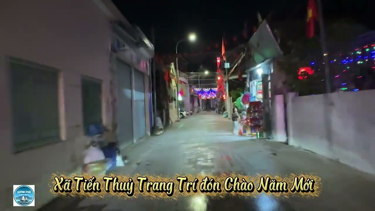 Xã TIến Thuỷ Về Đêm