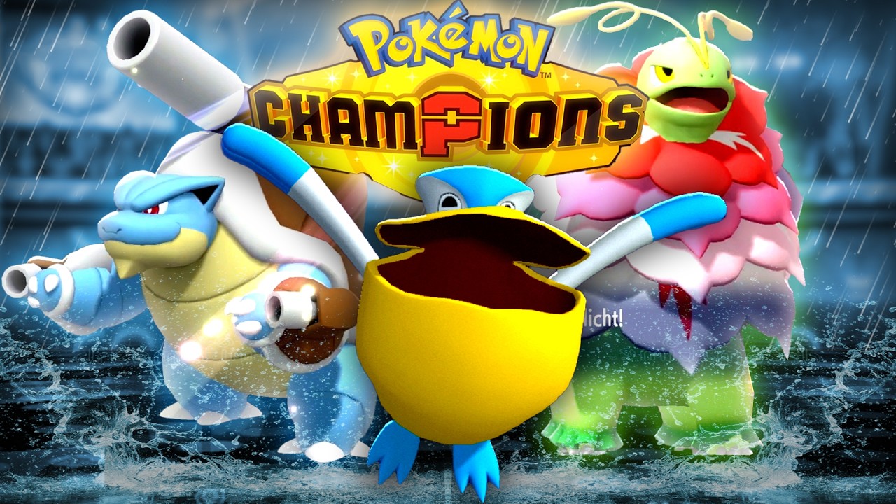 Ich suche das BESTE Regen-Team in Pok&eacute;mon Champions!
