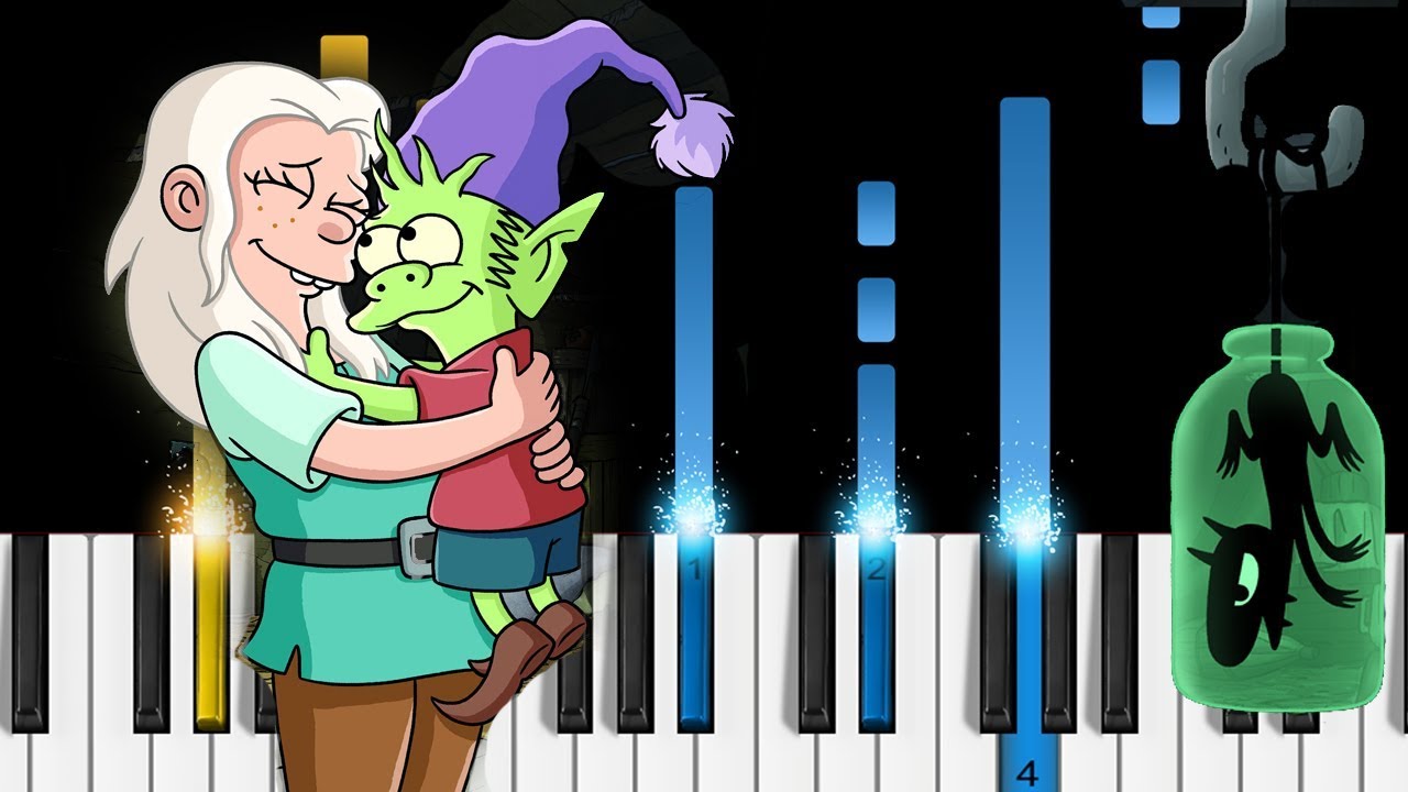 Disentchantment Theme Song - Piano Tutorial