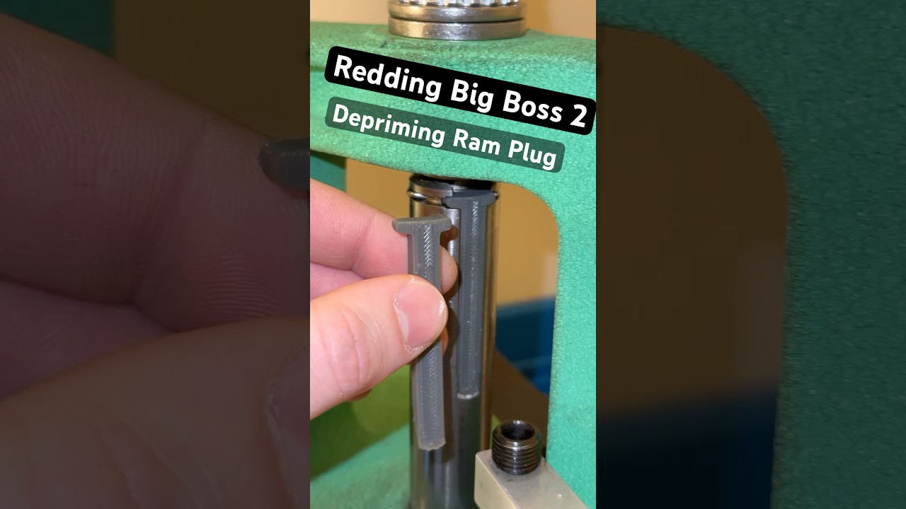 Redding Big Boss 2 Ram Insert-No More Primer Crud on The Bench! #3dprinting #solidworks #redding