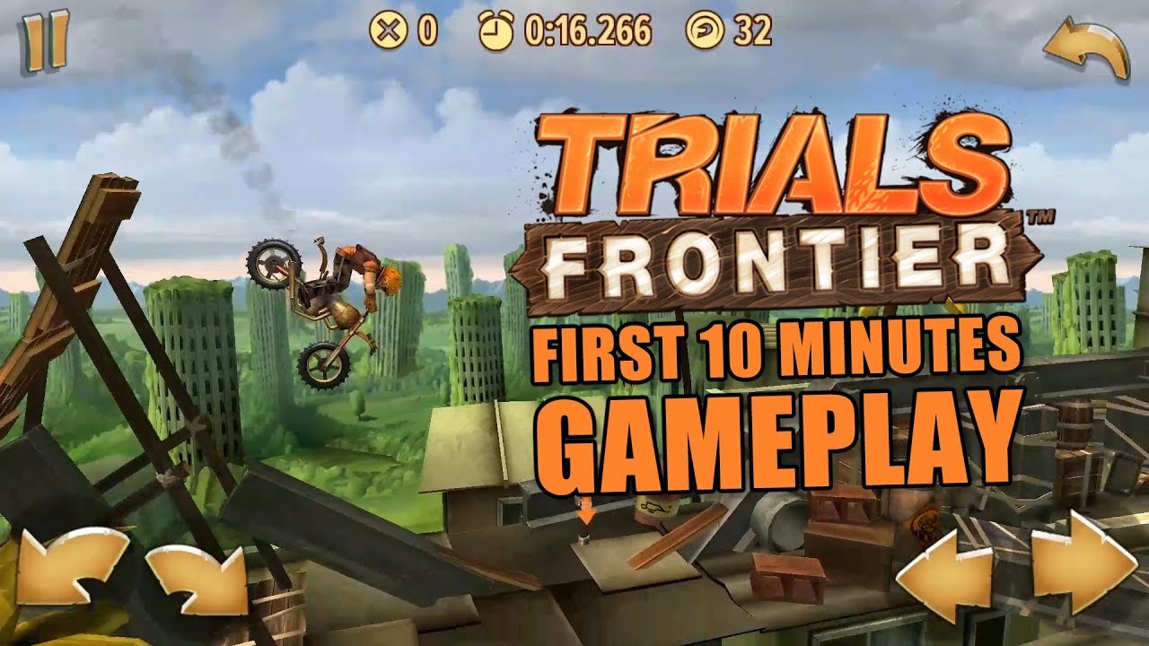 Trials Frontier First 10 Minutes Gameplay Walkthrough Android IOS