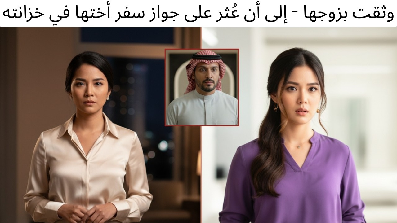 وثقت بزوجها - إلى أن عُثر على جواز سفر أختها في خزانته
