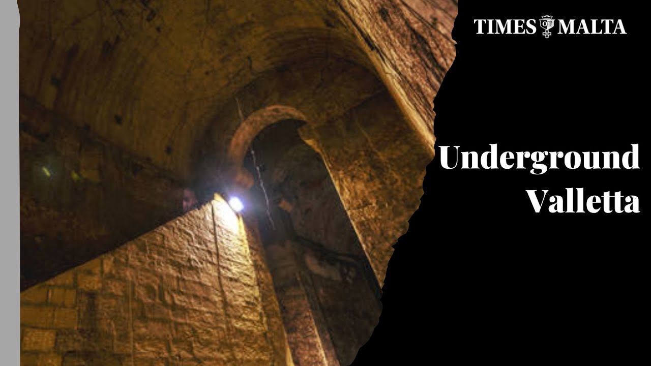 Secret tunnels, crypts, shelters, train station hidden under Valletta