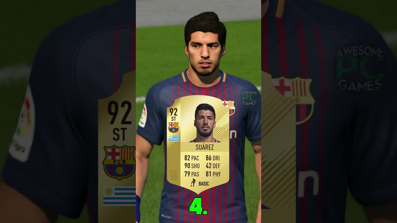 TOP 10 PLAYERS IN FIFA 18!⚽#shorts #fifa #eafc24 #fifa23 #fifa18 #top10 #ronaldo #messi