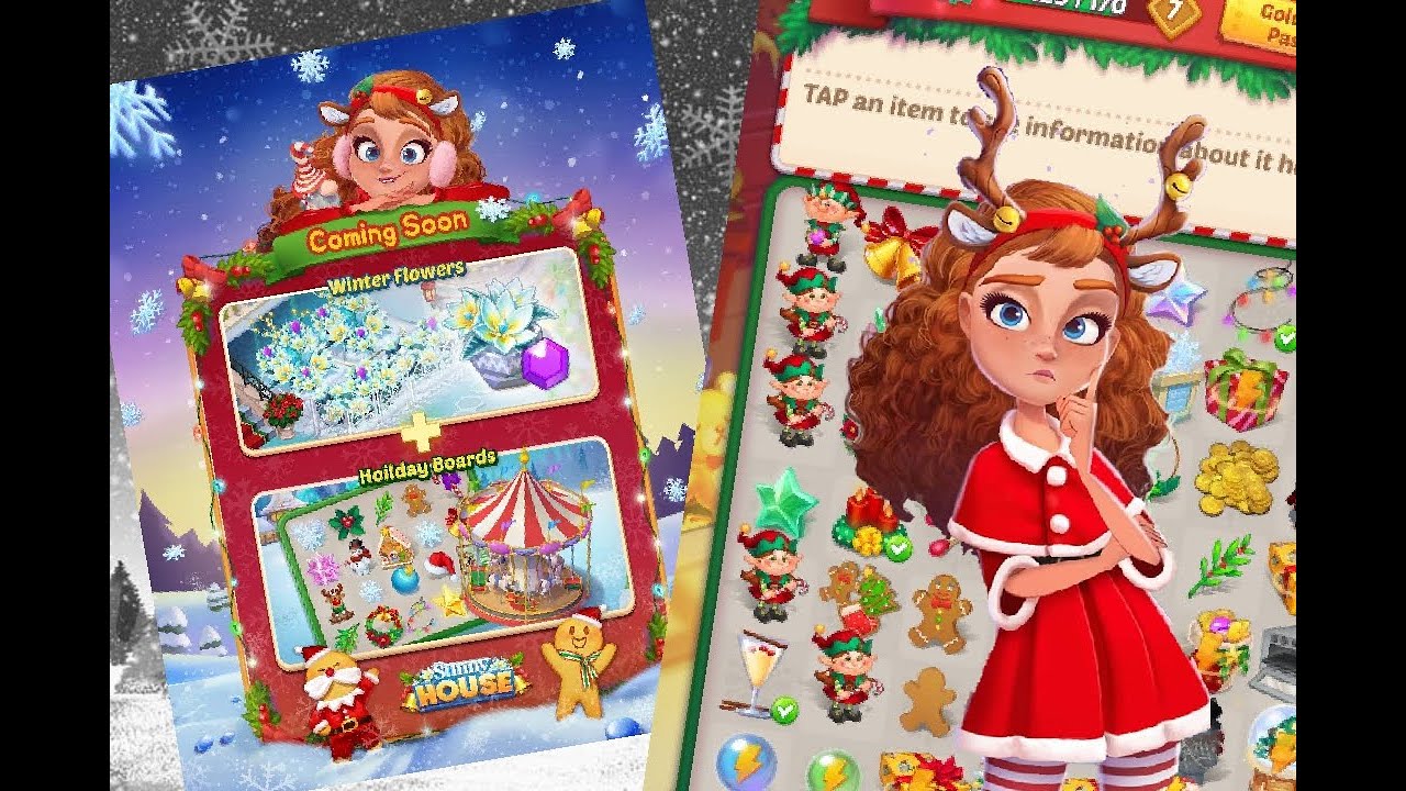 Merge Manor Sunny House :🎄 Holiday-Express (Golden Ticket)