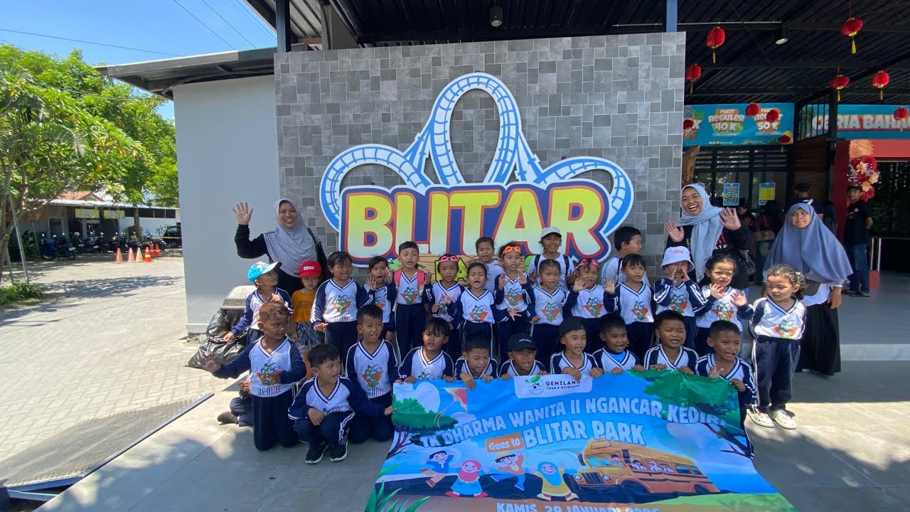 KESERUAN TK DHARMA WANITA II NGANCAR KEDIRI BERSAMA GEMILANG TOUR OUTBOUND