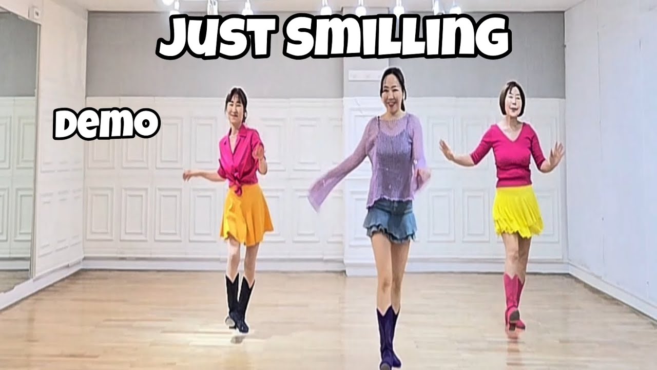 Just Smilling - Line Dance (Демо) | Абсолютный новичок | Херлина Аритонанг